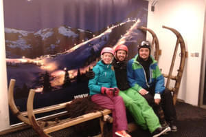 night tobogganing