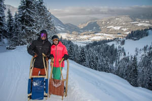 skiwelt schlitten fahren