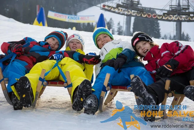 rodeln in der skiwelt söll