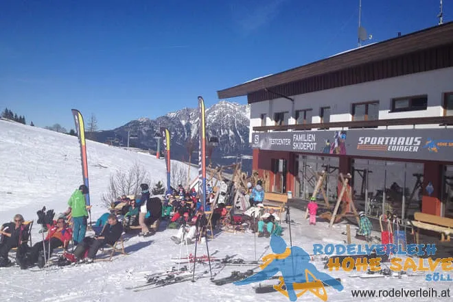 rodeln leihen skiwelt soell