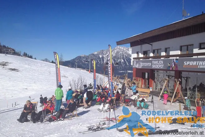 schlittenverleih skiwelt soell